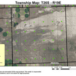 Fossil Lake T26S R19E Township Map Preview 1