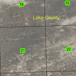 Fossil Lake T26S R19E Township Map Preview 2