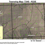 Cooper Draw T34S R23E Township Map Preview 1