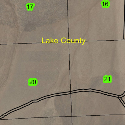 Cooper Draw T34S R23E Township Map Preview 2