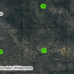 Gearhard Mountain Wilderness T35S R16E Township Map Preview 2