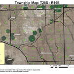 Bottomless Lake T28S R16E Township Map Preview 1