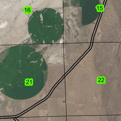 Bottomless Lake T28S R16E Township Map Preview 2
