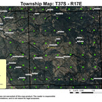 Coleman Rim T37S R17E Township Map Preview 1