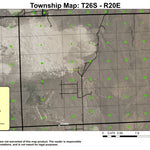 Buffalo Flat T26S R20E Township Map Preview 1
