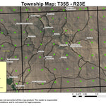 Coyote Hill T35S R23E Township Map Preview 1