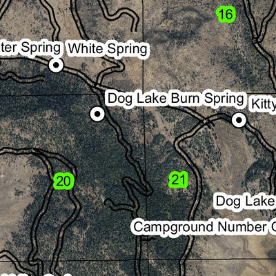 Dog Lake T40S R17E Township Map Preview 2