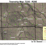 Cracker Lake T23S R20E South Township Map Preview 1