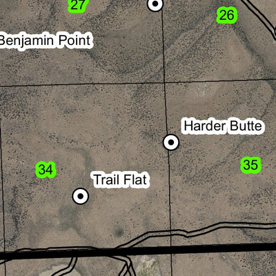 Cracker Lake T23S R20E South Township Map Preview 2
