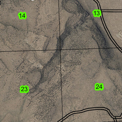 Cracker Lake T23S R20E South Township Map Preview 3
