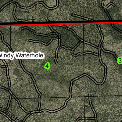 Buzzard Rock T23S R15E North Township Map Preview 2