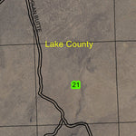 Coglan Buttes T33S R20E Township Map Preview 2