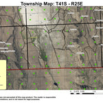 Coleman Creek T41S R25E Township Map Preview 1