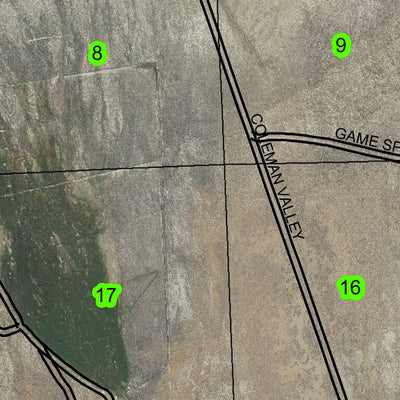 Coleman Creek T41S R25E Township Map Preview 2