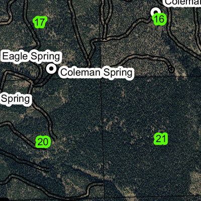 Happy Camp T36S R17E Township Map Preview 2