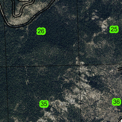 Happy Camp T36S R17E Township Map Preview 3