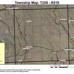 Hidden LakeT25S R21E Township Map Preview 1