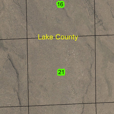 Hidden LakeT25S R21E Township Map Preview 2