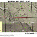Cracker Lake T23S R20E North Township Map Preview 1