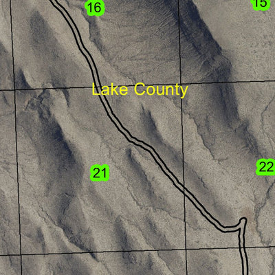 Diablo Peak T30S R18E Township Map Preview 2