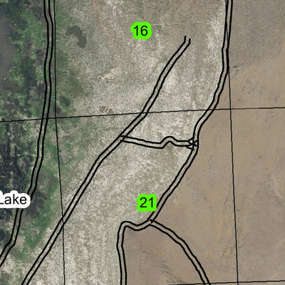 Crump Lake T38S R25E Township Map Preview 2