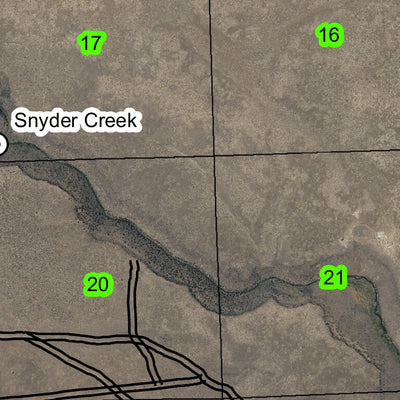 Deppy Creek T36S R23E Township Map Preview 2