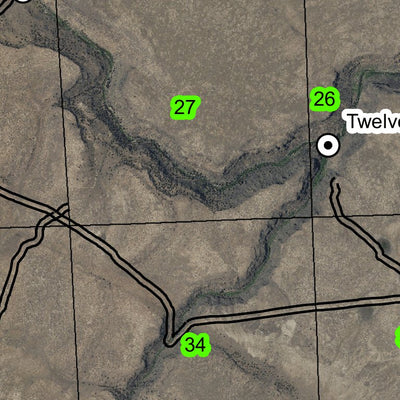 Deppy Creek T36S R23E Township Map Preview 3