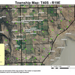 Goose Lake T40S R19E Township Map Preview 1