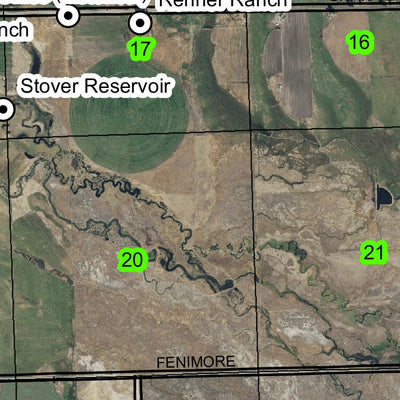 Goose Lake T40S R19E Township Map Preview 2