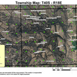 Drews Reservoir T40S R18E Township Map Preview 1