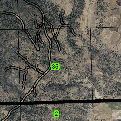 Drews Reservoir T40S R18E Township Map Preview 3