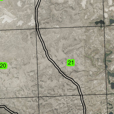 Flagstaff Lake T34S R25E Township Map Preview 2