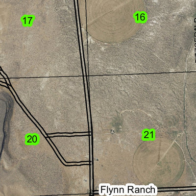 Hart Lake T36S R24E Township Map Preview 2