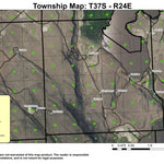 Hart Lake T37S R24E Township Map Preview 1