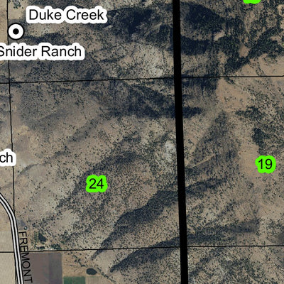 Goose Lake T40S R20E Township Map Preview 3