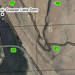 Greaser Reservoir T39S R25E Township Map Preview 2
