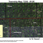 Green Butte T23S R12E North Township Map Preview 1