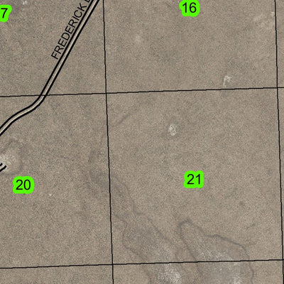 Elk Mountain T27S R21E South Township Map Preview 2
