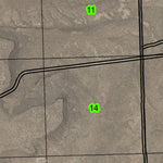 Elk Mountain T27S R21E South Township Map Preview 3