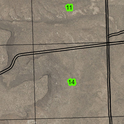 Elk Mountain T27S R21E South Township Map Preview 3