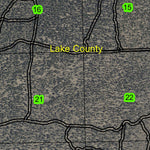 Flat Top T24S R13E Township Map Preview 2