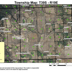 Junipers Reservoir T39S R19E Township Map Preview 1