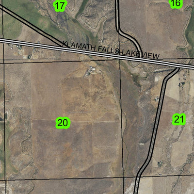 Junipers Reservoir T39S R19E Township Map Preview 2