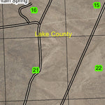 Horse Mountain T28S R22E Township Map Preview 2