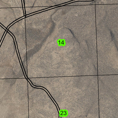 Horse Mountain T28S R22E Township Map Preview 3