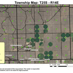 Fort Rock T25S R14E Township Map Preview 1