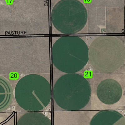 Fort Rock T25S R14E Township Map Preview 2