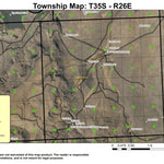 Hart Mountain Antelope Refuge T35S R26E Township Map Preview 1