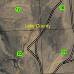 Hart Mountain Antelope Refuge T35S R26E Township Map Preview 2