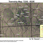 Glass Butte T23S R22E South Township Map Preview 1